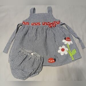 Emily Rose 2pc ladybug spring or summer dress, excellent condition, 18m